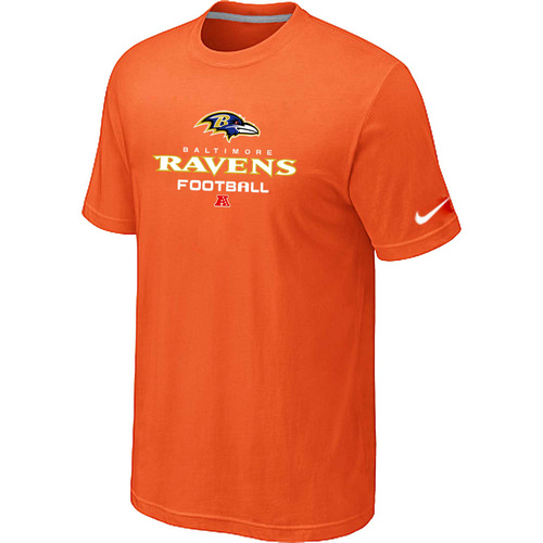 Nike Baltimore Ravens Critical Victory NFL T-Shirt - Orange